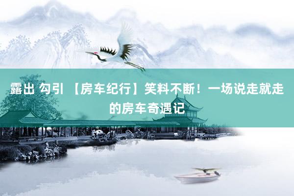 露出 勾引 【房车纪行】笑料不断！一场说走就走的房车奇遇记