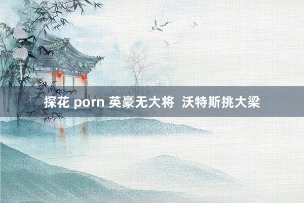 探花 porn 英豪无大将  沃特斯挑大梁