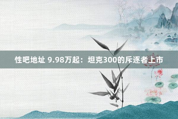 性吧地址 9.98万起：坦克300的斥逐者上市