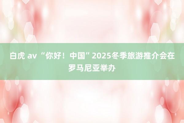 白虎 av “你好！中国”2025冬季旅游推介会在罗马尼亚举办