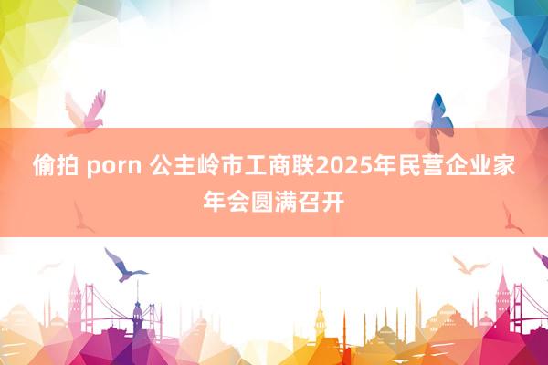 偷拍 porn 公主岭市工商联2025年民营企业家年会圆满召开